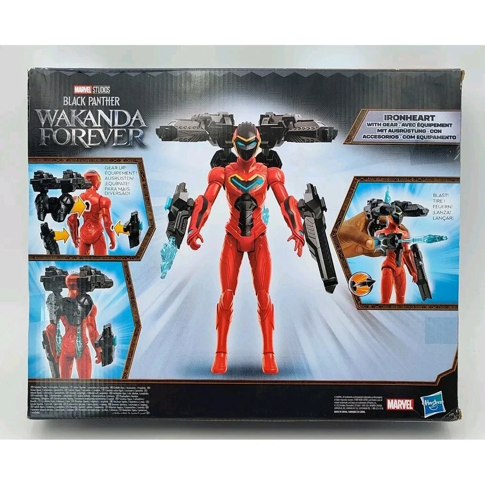 IRONHEART HASBRO WAKANDA FOREVER BLACK PANTHER‎ w/ gear 📸SEE PICS📸🎄🎄